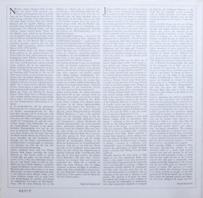 Archiv Produktion 2533 412 - Johann Gottlieb Graun, Johann Ludwi - Image 3