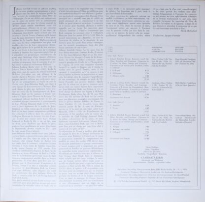 Archiv Produktion 2533 412 - Johann Gottlieb Graun, Johann Ludwi - Image 4
