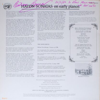Amon Ra SAR 5 - Joseph Haydn, Richard Burnett (3) - Haydn Sonata - Image 2