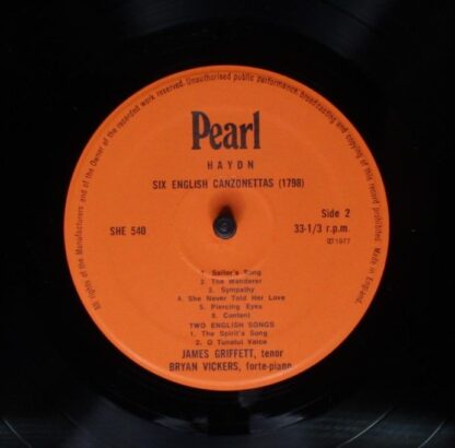 Pearl SHE 540 - Joseph Haydn, James Griffett, Bryan Vickers - Th - Image 4