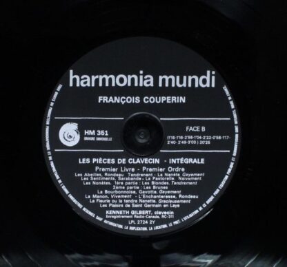 Harmonia Mundi HM 4-351/2/3/4 - François Couperin, Kenneth Gilbe - Image 6