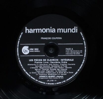 Harmonia Mundi HM 4-351/2/3/4 - François Couperin, Kenneth Gilbe - Image 7