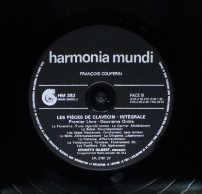 Harmonia Mundi HM 4-351/2/3/4 - François Couperin, Kenneth Gilbe - Image 8