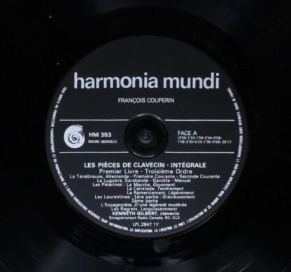 Harmonia Mundi HM 4-351/2/3/4 - François Couperin, Kenneth Gilbe - Image 9