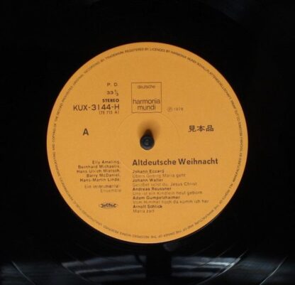 Deutsche Harmonia Mundi KUX-3144-H - Various,Elly Ameling,Bernha - Image 5