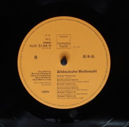 Deutsche Harmonia Mundi KUX-3144-H - Various,Elly Ameling,Bernha - Image 6