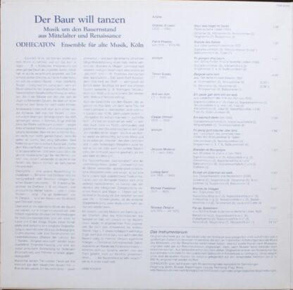 FSM 63 210 - Odhecaton - Der Baur Will Tanzen - Musik Um Den Bau - Image 3
