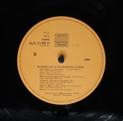 Deutsche Harmonia Mundi KUX-3185-H - Staatlicher Männerchor Sofi - Image 4