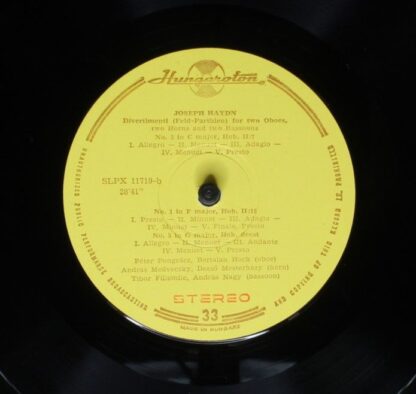 Hungaroton SLPX 11719 - Joseph Haydn - Five Divertimenti - Image 4