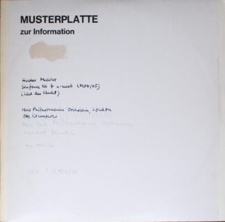 CBS S 72427-28 - Gustav Mahler, Leonard Bernstein, New York Phil
