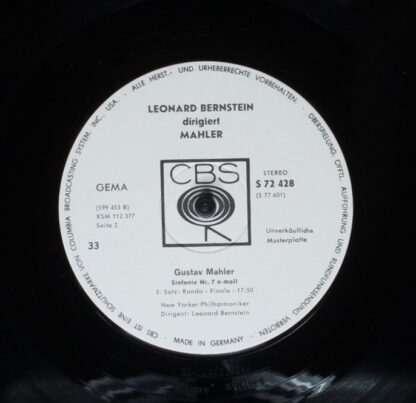 CBS S 72427-28 - Gustav Mahler, Leonard Bernstein, New York Phil - Image 6