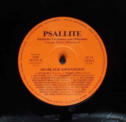 Not On Label LP 4286 - Kiedricher Chorbuben, Odhecaton, Sascha A - Image 3