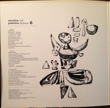 BASF 20 21026-2 - Carl Orff, Gunild Keetman - Musica Poetica Tei - Image 5