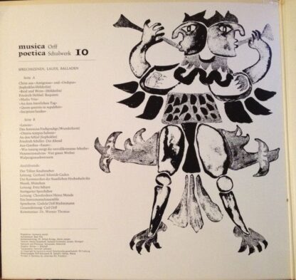 BASF 20 21030-8 - Carl Orff, Gunild Keetman - Musica Poetica Tei - Image 5