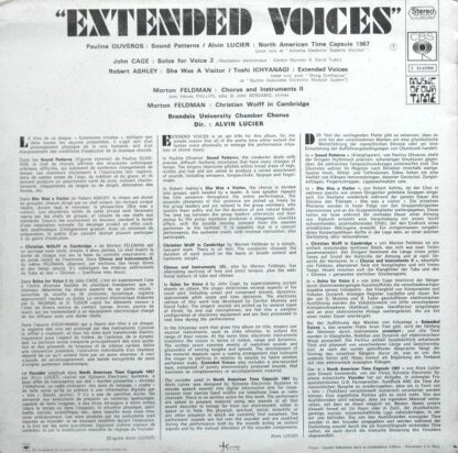 CBS S 34-61066 - Alvin Lucier, The Brandeis University Chamber C - Image 2
