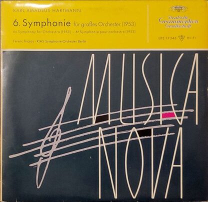 Deutsche Grammophon LPE 17 246 - Karl Amadeus Hartmann, Ferenc F