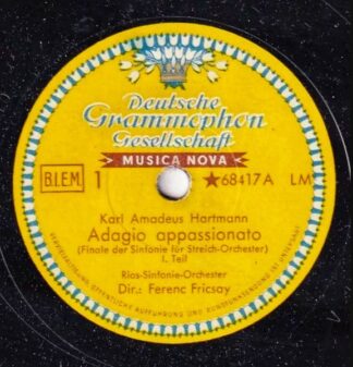 Deutsche Grammophon 68417 LM - Karl Amadeus Hartmann, RIAS Symph