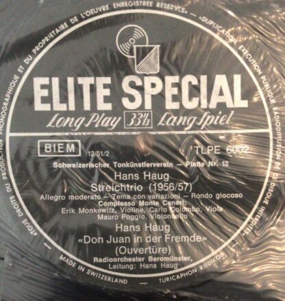 Elite Special TLPE 6002 - Ernst Hess, Hans Haug - Streichquartet - Image 3