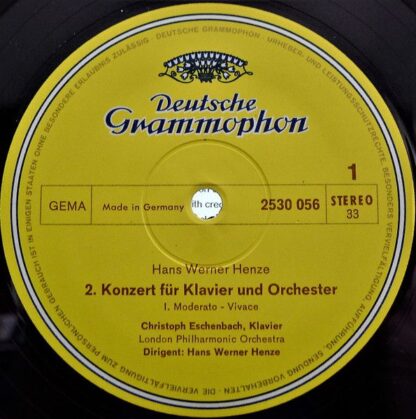 Deutsche Grammophon 2530 056 - Hans Werner Henze,Christoph Esche - Image 3