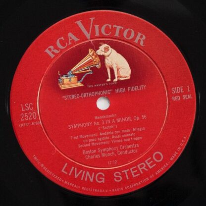 RCA Victor Red Seal LSC-2520 - Felix Mendelssohn-Bartholdy, Char - Image 3