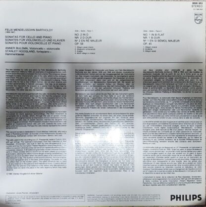 Philips 9500 953 - Felix Mendelssohn-Bartholdy, Anner Bylsma, St - Image 2