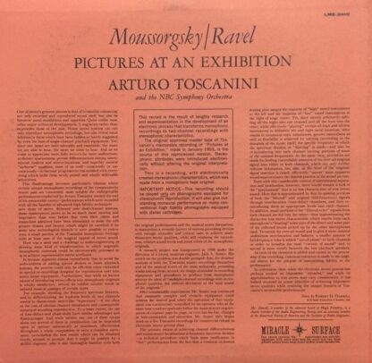 RCA Victor LME 2410 - Modest Mussorgsky, Maurice Ravel, Arturo T - Image 2