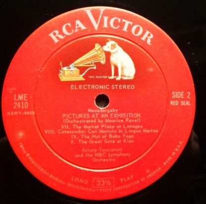 RCA Victor LME 2410 - Modest Mussorgsky, Maurice Ravel, Arturo T - Image 4