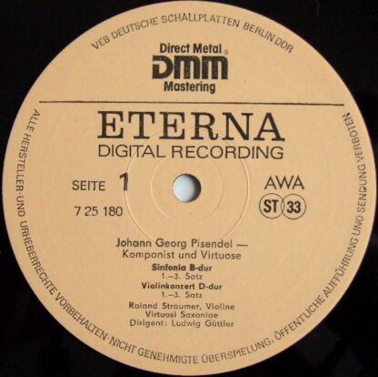 Eterna 7 25 180 - Johann Georg Pisendel,Roland Straumer,Virtuosi - Image 3