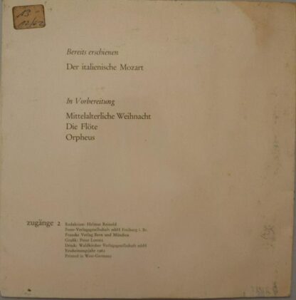 Harmonia Mundi HM 17015 - Paul Hindemith - Kleine Sonate Für Vio - Image 3