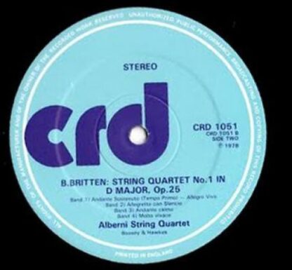 CRD Records CRD 1051 - Dmitri Shostakovich, Benjamin Britten, Th - Image 4