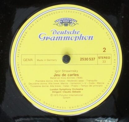 Deutsche Grammophon 2530 537 - Igor Stravinsky, London Symphony - Image 4