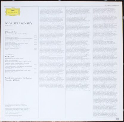 Deutsche Grammophon 2530 537 - Igor Stravinsky, London Symphony - Image 2