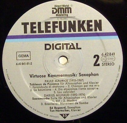 Telefunken 6.42841 AZ - Ed Bogaard - Virtuoso Chamber Music = Vi - Image 4