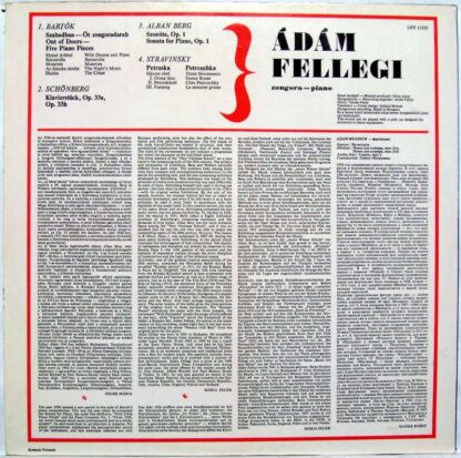Hungaroton SLPX 11529 - Béla Bartók,Arnold Schoenberg,Alban Berg - Image 2