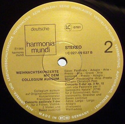 EMI Electrola 1C 027-99 637 - Arcangelo Corelli, Giuseppe Tartin - Image 8