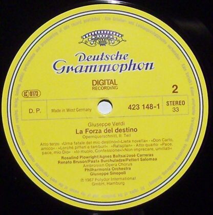 Deutsche Grammophon 423 148-1 - Giuseppe Verdi, Philharmonia Orc - Image 3