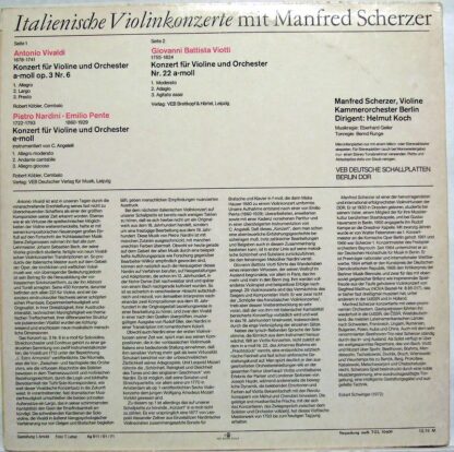 Eterna 8 26 180 - Antonio Vivaldi, Pietro Nardini, Giovanni Batt - Image 2