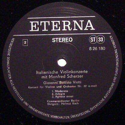 Eterna 8 26 180 - Antonio Vivaldi, Pietro Nardini, Giovanni Batt - Image 3