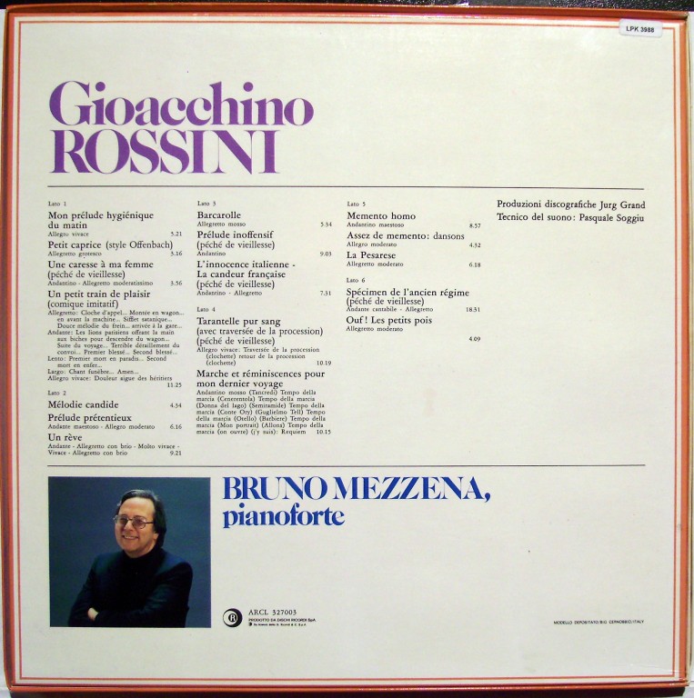 Ricordi ARCL 327003 - Bruno Mezzena, Gioacchino Rossini - Les Pé - Image 2
