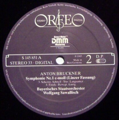 Orfeo (2) S 145 851 A - Anton Bruckner, Bayerisches Staatsorches - Image 3