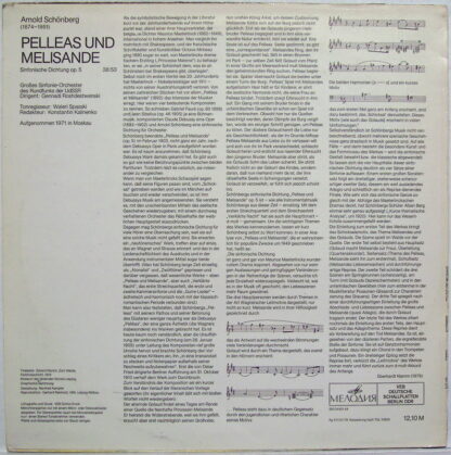 Melodia Eterna 8 27 123 - Arnold Schoenberg, Большой Симфоническ - Image 2