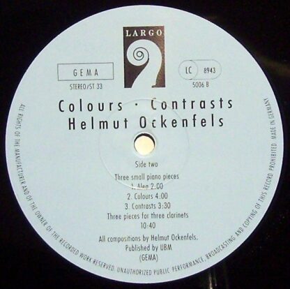 Largo Largo 5006 - Helmut Ockenfels - Colours · Contrasts - Image 3