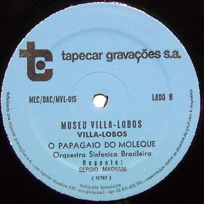 Kuarup Discos KLP-002 - Heitor Villa-Lobos - Os Choros De Câmara - Image 3