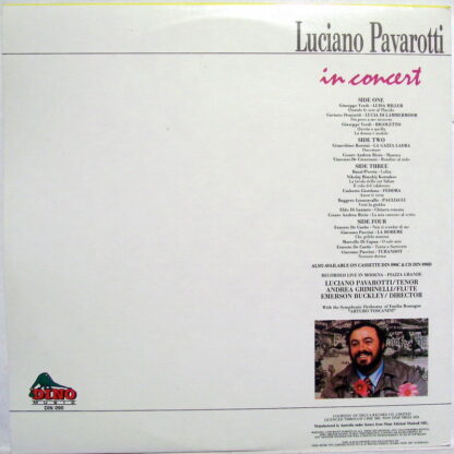 Dino Music DIN 090 - Luciano Pavarotti - Luciano Pavarotti In Co - Image 2