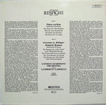 EMI 1C 065-02 897 - Ottorino Respighi, Lamberto Gardelli - Pini - Image 2
