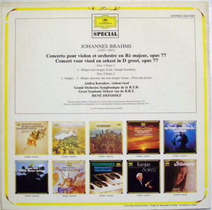 Deutsche Grammophon 2544 050 - Johannes Brahms, Andrei Korsakov - Image 2