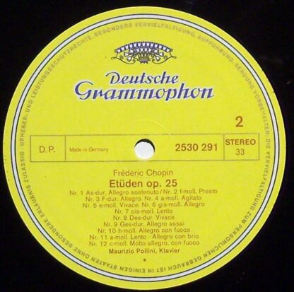 Deutsche Grammophon 2530 291 - Frédéric Chopin, Maurizio Pollini - Image 5