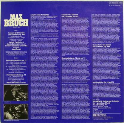 EMI Electrola 1C 063-02 493 - Max Bruch, London Symphony Orchest - Image 2