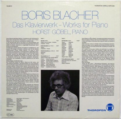 Thorofon Capella MTH 223 - Boris Blacher - Das Klavierwerk - Wor - Image 2