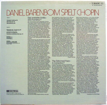 His Master's Voice 1 C 063-02 461 - Daniel Barenboim, Frédéric C - Image 2